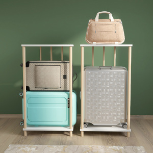 行李箱置物架卧室收纳架 家用旅行箱拉杆箱放置架 放皮箱架子落地