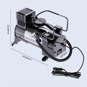 汽车载充气泵点烟器插头有线车轮胎充气带测胎压便携汽车用打气泵