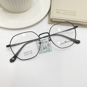 海伦凯勒眼镜架H82064女近视眼镜框H82065男款大框金丝镜架H82066