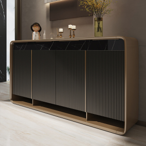 轻奢风入户鞋柜家用门口意式极简入户隔断柜玄关柜现代门厅装饰柜