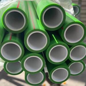 联塑ppr瓷芯抗菌给水管精品家装冷热管绿色4分20热熔直接弯头三通