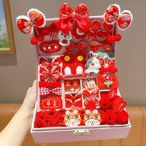 高端可爱礼盒小女孩女生发卡公主女童生日礼物首饰jingdaojingdao