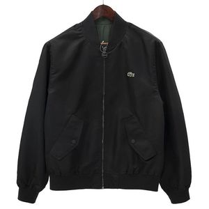 00同款货源柠檬h55淘宝鳄鱼恤夹克男春秋季韩版潮流男士外套连帽