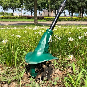 电动微耕机锄头充电式小型家用多功能松土机农具旋耕机锄地翻土.