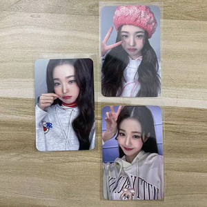 现货izone张元英周边小卡kirsh联名韩国女团ive小卡签名收藏卡片
