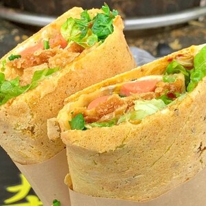 商用山东煎饼果子技术配方教程杂粮煎饼配方酱薄脆面糊制作都教你