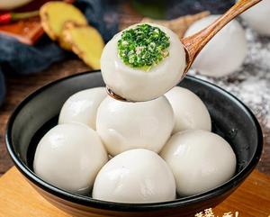 咸口汤圆味兰溪温州大元宵水煮商用荠菜40粒装猪肉汤团安井速食糯