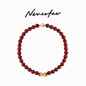 【情人节礼物】小桃同款Neverfar「龙运玛瑙」系列红玛瑙项链时尚