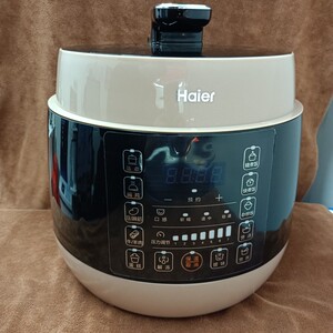 海尔haier 5升双胆电压力煲ps-e5001q1g电炖锅电饭煲电热锅4合1