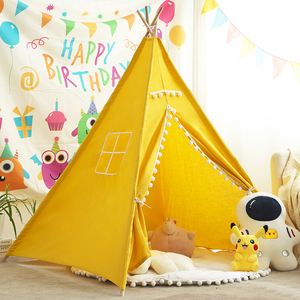 儿童小帐篷室内家用小女孩公主游戏屋男孩房子玩具城堡印第安帐篷