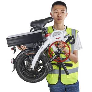 HAHOO哈狐 超轻新国标小型电动自行车锂电助力代驾司机专用折叠车