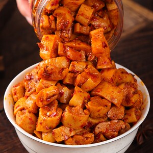 泡罗卜丁萝卜丁咸菜下饭菜香脆萝卜干四川湖南特产辣脆味开味咸菜