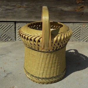 火笼竹编竹火炉烘笼火笼取暖烤火火笼火篮农村老式炭火盆手提传统