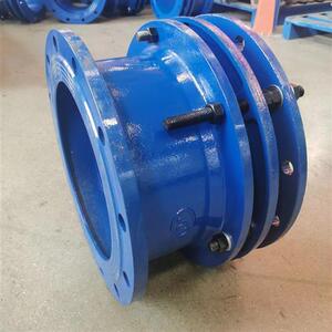 球墨铸铁甲管伸缩器 p20c0压兰甲管 管道快接法兰