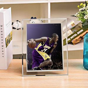 科比NBA篮球明星周边定制水晶玻璃相框摆台diy男生毕业生日礼物