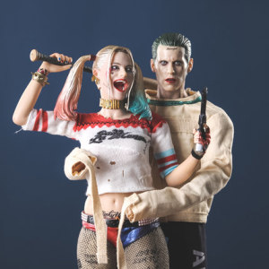 万代正版crazytoys 自杀小队12寸小丑女哈利奎因静态模型手办摆件