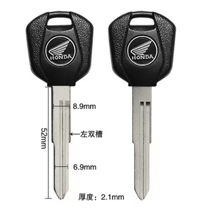 适用本田cb1300 cb400 vtec 黄蜂600 cbr1000可装芯片摩托车钥匙