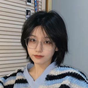 网红同款狼尾假发男女通用帅气日系鲻鱼头中性风时尚短发整顶发套