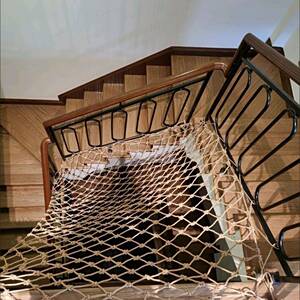 0019人付款淘宝上海学校楼梯防护网阳台隐形安全封窗防坠落护栏幼儿园