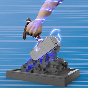 亲臣派拼装积木机关解密盒雷神之锤儿童男孩玩具炫酷puzzle益智