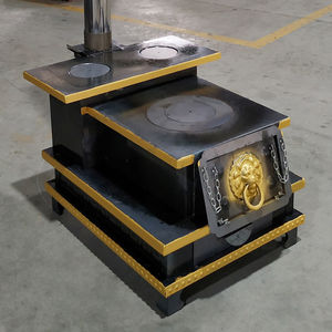 柴火灶烧木柴大锅台k取暖炉冬天烤火炉冬季西藏商家用室内客厅农