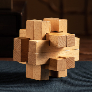 鲁班锁笼中取宝