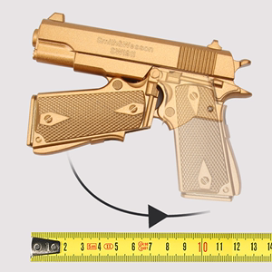 【全金属】儿童玩具枪1911可折叠发射软弹枪手枪模型手动上膛沙鹰