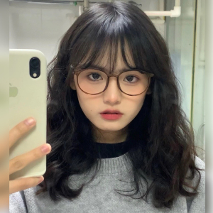 新款假发女长卷发网红逼真羊毛卷可爱lolita齐刘海气质jk全头套假