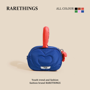 Rarethings原创小众设计休闲手提包包女小清新糖果色斜挎圆盒包