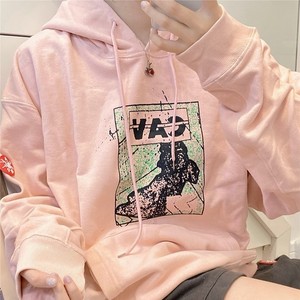 CAVEMPT C.E CAV EMPT 水洗樱花粉连帽卫衣日系宽松男女情侣帽衫