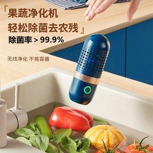 德国超声波果蔬清洗机家用水果蔬菜净化器食材杀菌机去农残洗菜机