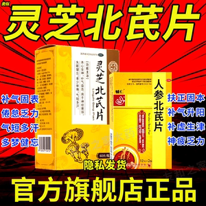人参北芪片 24片/盒 _ 人参北芪片扬子江黄芪精囗服液口服液灵芝北芪