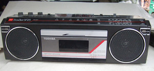 原装日本进口二手收录机东芝RT-SF25单卡收录机 成色好 功能正常