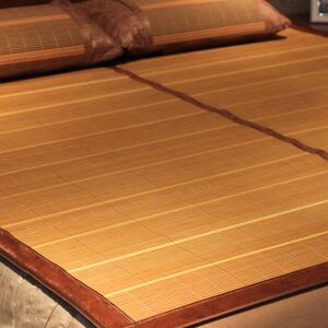 九竹堂竹凉席竹席家用夏季草席双面正反两用冰丝席宿舍床席