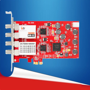 TBS6908接收卡DVB-S2 Quad Tuner PCI-e Card高清电视卡电脑网卡