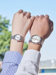 瑞士正品阿玛尼情侣手表一对机械表时尚简约男女士情人节送礼腕表