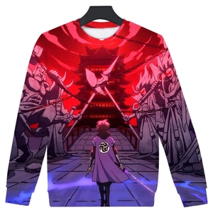 刺客伍六七漫画春秋男青少年圆领卫衣打底衫中小学生啊柒动漫衣服