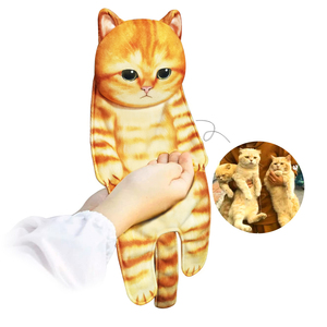日本创意可爱猫咪毛巾卫生间厨房儿童擦手巾挂式超强吸水加厚卡通