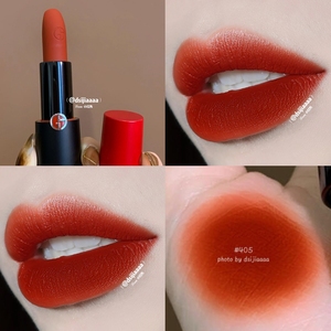 阿玛尼挚爱哑光口红/权力口红400 405雾面唇膏红黑管情人节送女友