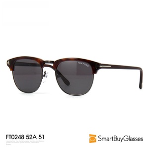 Tom Ford汤姆福特太阳眼镜正品男板材半框质感精致男墨镜 FT0248