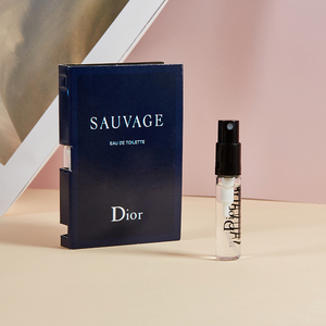 法国正品迪奥Dior狂野Sauvage香水小样男士试管卡片持久原装香味