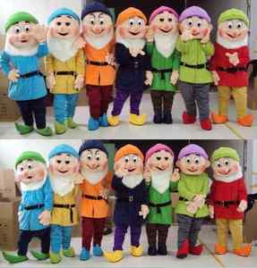 七个小矮人卡通人偶服装行走动漫活动表演演出道具公仔玩偶衣服