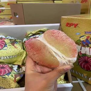 正宗泰国翡翠柚礼盒装6只新鲜红心柚子进口品种泰柚纯甜当季青柚