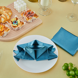 00艾维诺尔家居专营店天猫酒店口布高档饭店专用折花餐巾布西餐围