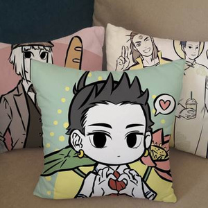 非人哉创意九月白泽敖烈大士哪吒方形等身抱枕生日礼物坐垫靠垫