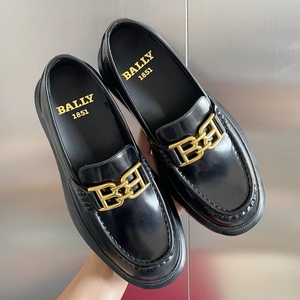 Bally巴利 23新款女士经典套脚乐福鞋厚底时尚一脚蹬驾车豆豆鞋