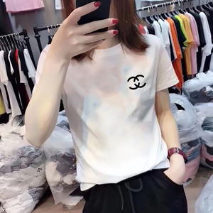 奈尔福香奈尔福香联名短袖T恤女2024年夏季新款韩版修身简单上衣