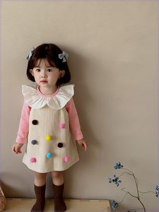 韩系周岁礼服女宝宝公主裙女童春装连衣裙婴儿夏装洋气裙子儿童两