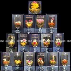 Art Flowers tea blooming tea 16 kinds of bloom flower Vacuu