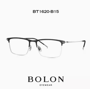 BOLON暴龙眼镜23新品半框商务近视镜架钛金属镜可配度数框BT1620
